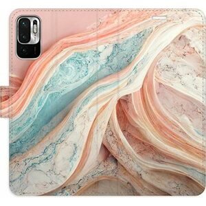 iSaprio flip pouzdro Colour Marble pro Xiaomi Redmi Note 10 5G