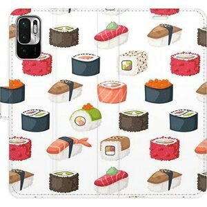 iSaprio flip pouzdro Sushi Pattern 02 pro Xiaomi Redmi Note 10 5G