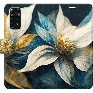 iSaprio flip puzdro Gold Flowers pre Xiaomi Redmi Note 11/Note 11S