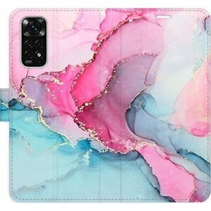 iSaprio flip puzdro PinkBlue Marble pre Xiaomi Redmi Note 11/Note 11S