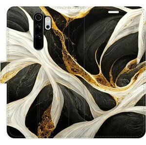 iSaprio flip pouzdro BlackGold Marble pro Xiaomi Redmi Note 8 Pro