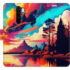 iSaprio flip pouzdro Colorful Mountains 02 pro Xiaomi Redmi Note 8 Pro