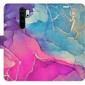 iSaprio flip puzdro Colour Marble 02 na Xiaomi Redmi Note 8 Pro