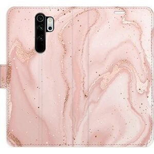 iSaprio flip pouzdro RoseGold Marble pro Xiaomi Redmi Note 8 Pro