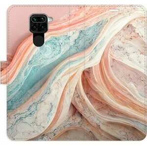 iSaprio flip pouzdro Colour Marble pro Xiaomi Redmi Note 9