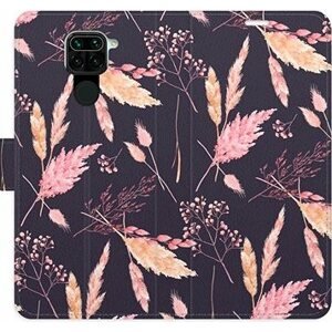 iSaprio flip puzdro Ornamental Flowers 02 na Xiaomi Redmi Note 9