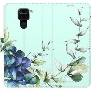 iSaprio flip puzdro Blue Flowers pre Xiaomi Redmi Note 9