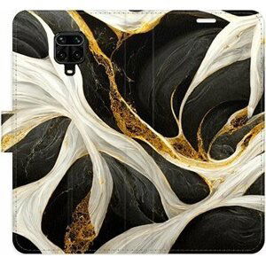 iSaprio flip puzdro BlackGold Marble na Xiaomi Redmi Note 9 Pro/Note 9S