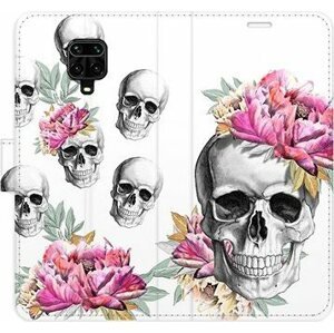 iSaprio flip pouzdro Crazy Skull pro Xiaomi Redmi Note 9 Pro / Note 9S