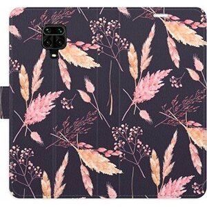 iSaprio flip pouzdro Ornamental Flowers 02 pro Xiaomi Redmi Note 9 Pro / Note 9S