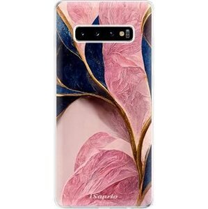 iSaprio Pink Blue Leaves na Samsung Galaxy S10+