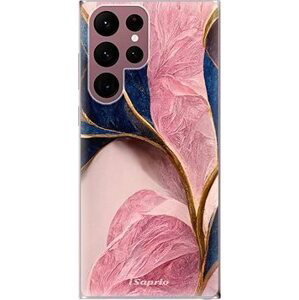 iSaprio Pink Blue Leaves pre Samsung Galaxy S22 Ultra 5G