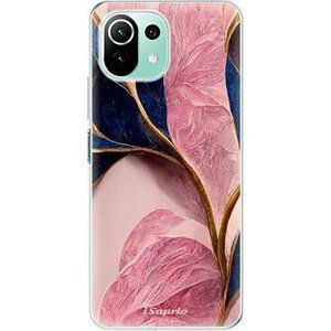 iSaprio Pink Blue Leaves pro Xiaomi Mi 11 Lite