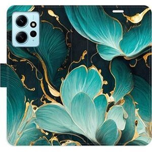 iSaprio flip pouzdro Blue Flowers 02 pro Xiaomi Redmi Note 12 5G