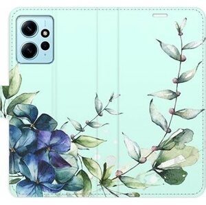 iSaprio flip puzdro Blue Flowers pre Xiaomi Redmi Note 12 5G