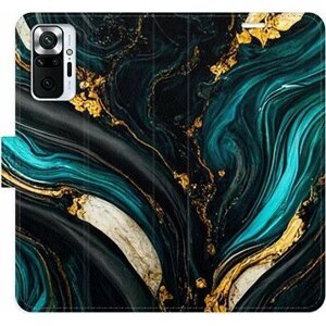 iSaprio flip pouzdro Dark Paint pro Xiaomi Redmi Note 10 Pro