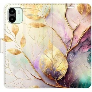 iSaprio flip puzdro Gold Leaves 02 pre Xiaomi Redmi A1/A2