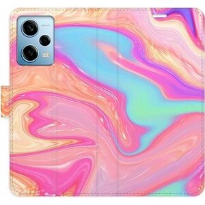 iSaprio flip puzdro Abstract Paint 07 pre Xiaomi Redmi Note 12 Pro 5G/Poco X5 Pro 5G