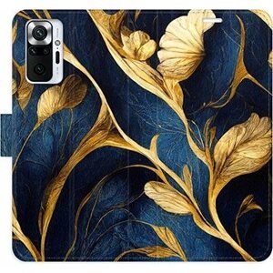 iSaprio flip pouzdro GoldBlue pro Xiaomi Redmi Note 10 Pro