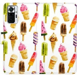 iSaprio flip puzdro Ice Cream Pattern pre Xiaomi Redmi Note 10 Pro