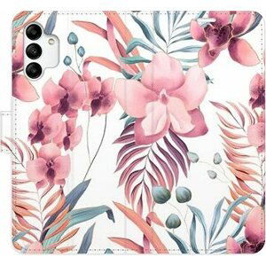 iSaprio flip puzdro Pink Flowers 02 pre Samsung Galaxy A04s