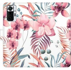 iSaprio flip puzdro Pink Flowers 02 pre Xiaomi Redmi Note 10 Pro