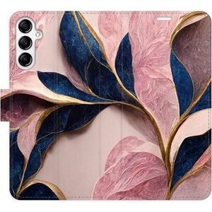 iSaprio flip puzdro Pink Leaves pre Samsung Galaxy A14/A14 5G