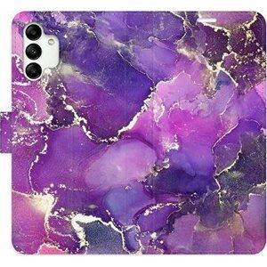 iSaprio flip puzdro Purple Marble pre Samsung Galaxy A04s