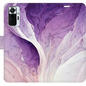 iSaprio flip puzdro Purple Paint pre Xiaomi Redmi Note 10 Pro