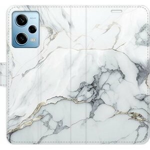 iSaprio flip puzdro SilverMarble 15 pre Xiaomi Redmi Note 12 Pro 5G/Poco X5 Pro 5G