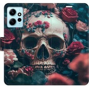 iSaprio flip puzdro Skull in Roses 02 pre Xiaomi Redmi Note 12 5G