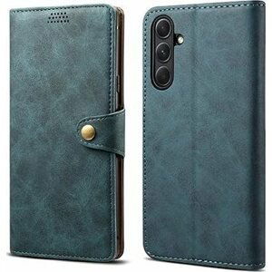 Lenuo Leather flipové puzdro na Samsung Galaxy A54 5G, modré