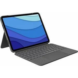 Logitech Combo Touch pre iPad Pro 11" (1., 2. a 3. gen), sivá – UK