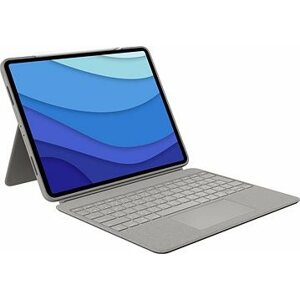 Logitech Combo Touch na iPad Pro 12.9" (5. a 6. Gen), piesková – US INTL