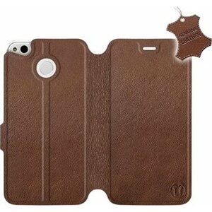 Flip pouzdro na mobil Xiaomi Redmi 4X - Hnědé - kožené - Brown Leather