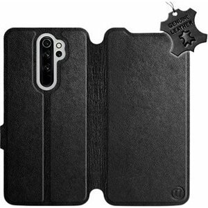 Flip puzdro na mobil Xiaomi Redmi Note 8 Pro – Čierne – kožené – Black Leather