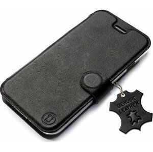 Mobiwear Kožené flip puzdro pre Xiaomi 11T/11T Pro – Čierne – L_BLS