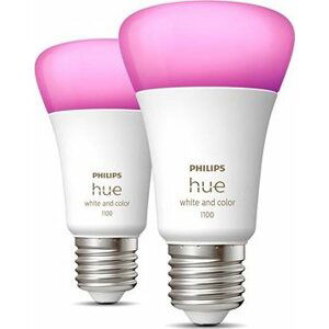 Philips Hue White and Color Ambiance 9 W 1100 E27 2 ks