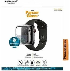 PanzerGlass Full Protection pre Apple Watch 4/5/6/SE 44 mm (číry rámček)