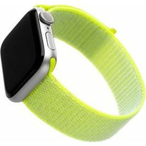 FIXED Nylon Strap pre Apple Watch 38/40/41mm limetkový