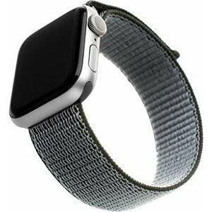 FIXED Nylon Strap pre Apple Watch 38/40/41mm olivový