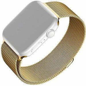 FIXED Mesh Strap pre Apple Watch 42/44/45/Ultra 49mm zlatý