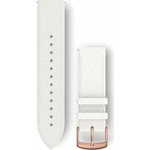 Garmin Quick Release (20 mm) White – 18K Rose Gold PVD