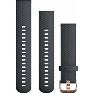 Garmin Quick Release Band (20 mm), silikónový tmavo modrý (ružovo zlatá pracka)