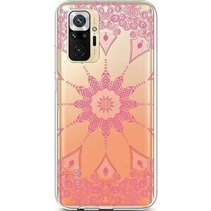 TopQ Xiaomi Redmi Note 10 Pro silikón Pink Mandala 58104