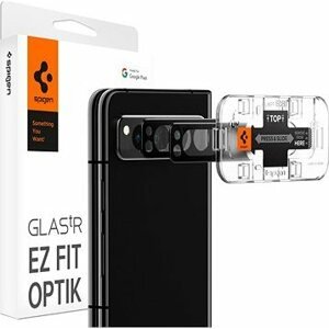 Spigen Glass EZ Fit Optik Pro 2 Pack Black Google Pixel Fold