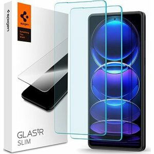 Spigen Glass TR Slim 2 Pack Xiaomi Redmi Note 12 Pro 5G/Redmi Note 12 Pro+ 5G/POCO X5 Pro 5G