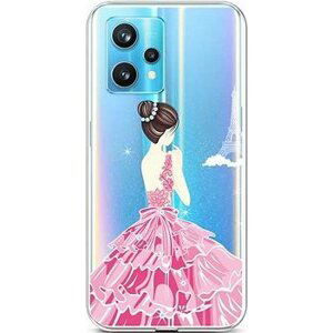 TopQ Kryt Realme 9 Pro+ silikón Pink Princess 73271