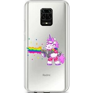 TopQ Kryt Xiaomi Redmi Note 9 Pro silikón Rainbow Gun 52566