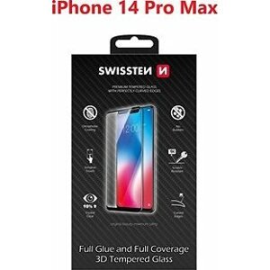 Swissten 3D Full Glue na Apple iPhone 14 Pro Max čierne